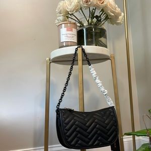 Forever 21 Small Quilted Black Purse